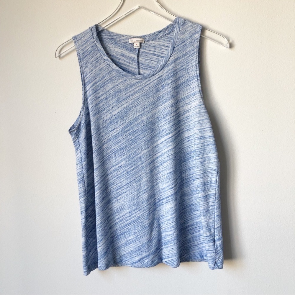Gap Heathered Blue Muscle Tank